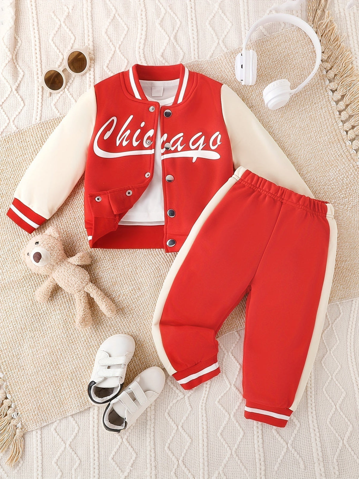 Conjunto Masculino Chicago Red